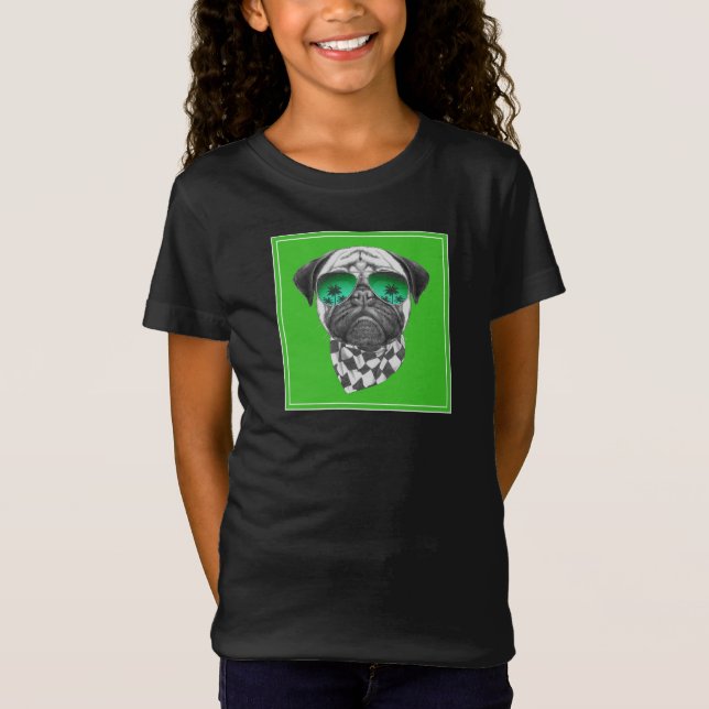 Camiseta Pug de Miami (Frente)