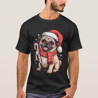 Camiseta Pug de Natal