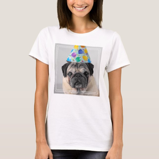 Camiseta Pug de Partido (Frente)