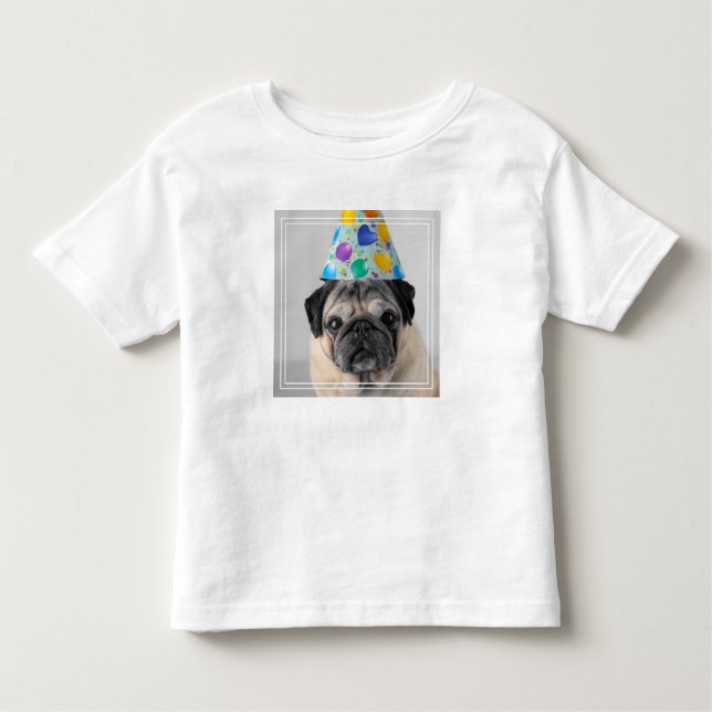 Camiseta Pug de Partido (Frente)