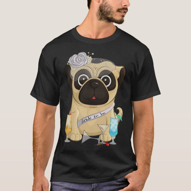 Camiseta Pug de Solteira (Frente)