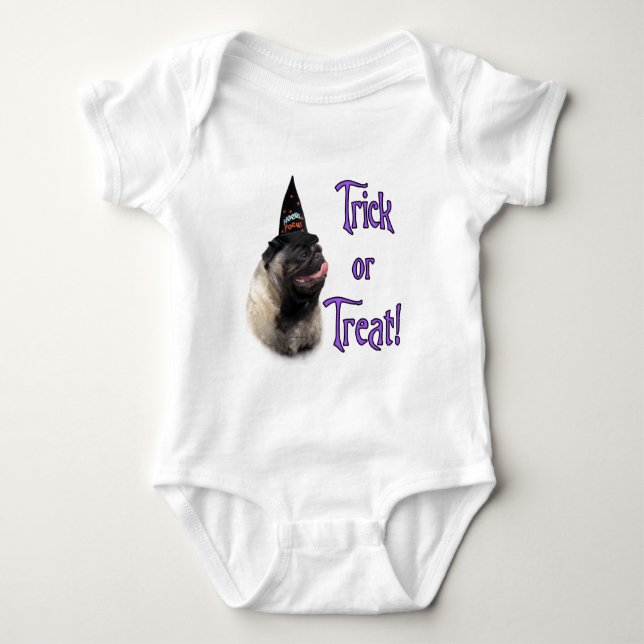Camiseta Pug (desmaiar) Trick (Frente)