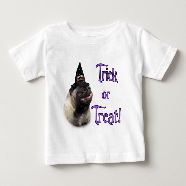 Camiseta Pug (desmaiar) Trick (Frente)
