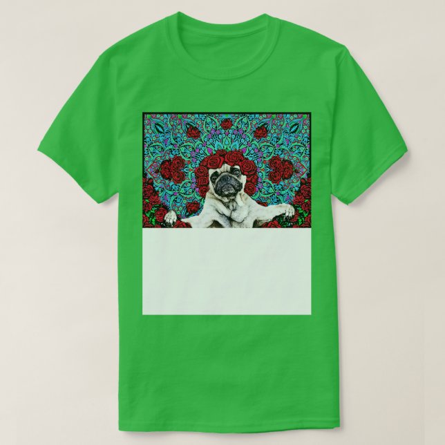 Camiseta Pug Deusa (Frente do Design)