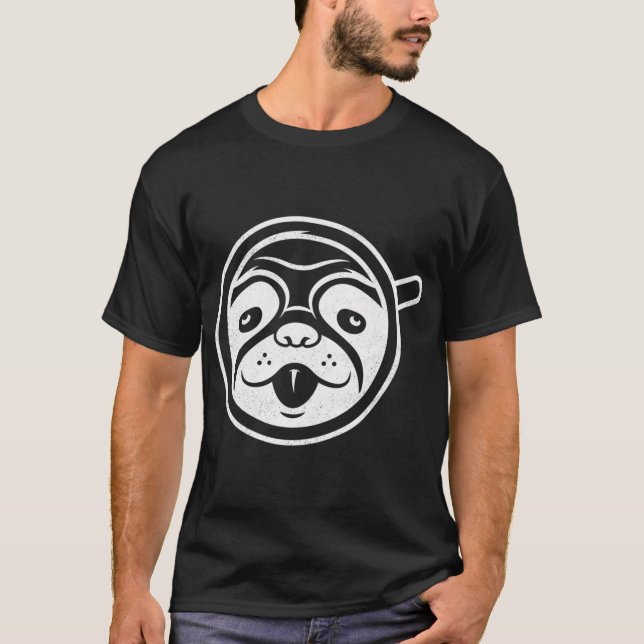 Camiseta Pug do Café (Frente)