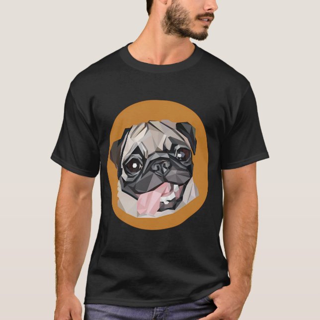 Camiseta Pug doce (Frente)
