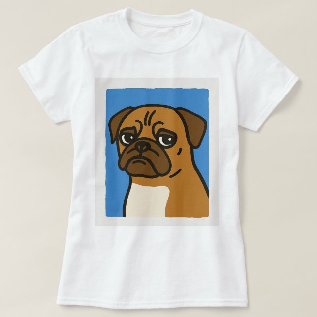 Camiseta Pug Dog (Frente do Design)