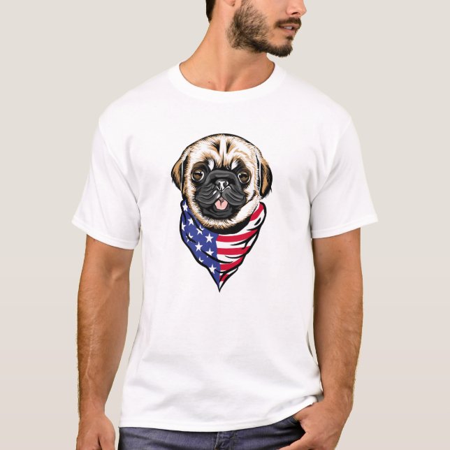 Camiseta Pug Dog (Frente)