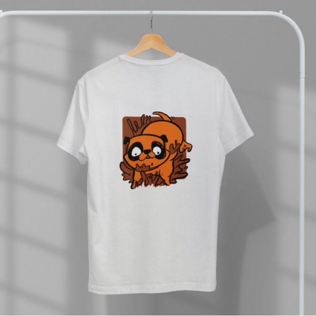 Camiseta Pug Dog Animal Doodle (Criador carregado)