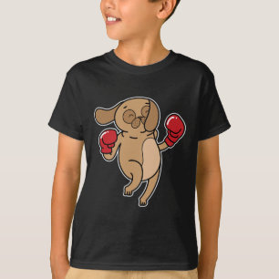 Camiseta Pug Dog Boxing