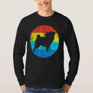 Camiseta Pug Dog Breed Silhouette - Círculo Retroativo dos