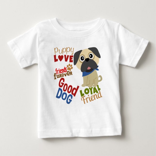 Camiseta Pug Dog Melhor Amigo (Frente)