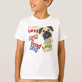 Camiseta Pug Dog Melhor Amigo