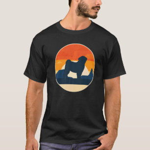 Camiseta Pug Dog Retro 15
