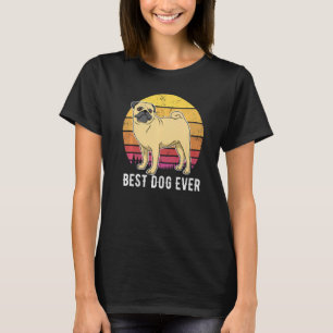 Camiseta Pug Dog Sunset 64