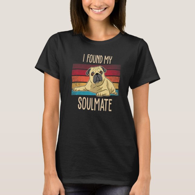 Camiseta Pug Dog Vintage 16 (Frente)