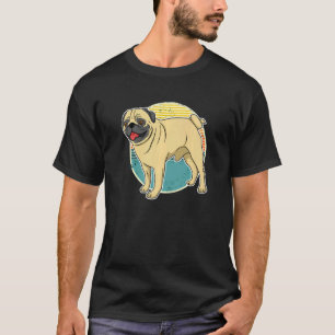 Camiseta Pug Dog Vintage 34