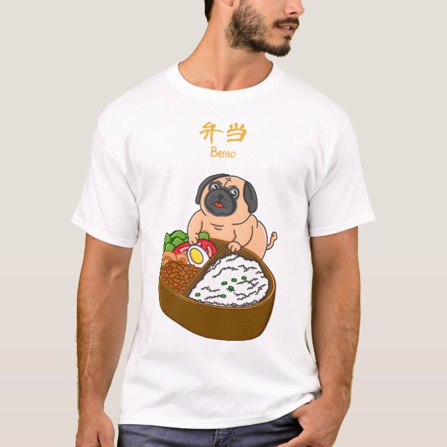 Camiseta Pug e Bento (Frente)