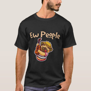 Camiseta Pug Ew Pessoas Amante de guitarra de cachorro 961