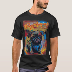Camiseta Pug FELIZ NATAL 137 DIA DE ANO NOVO FERIADO PUGGY