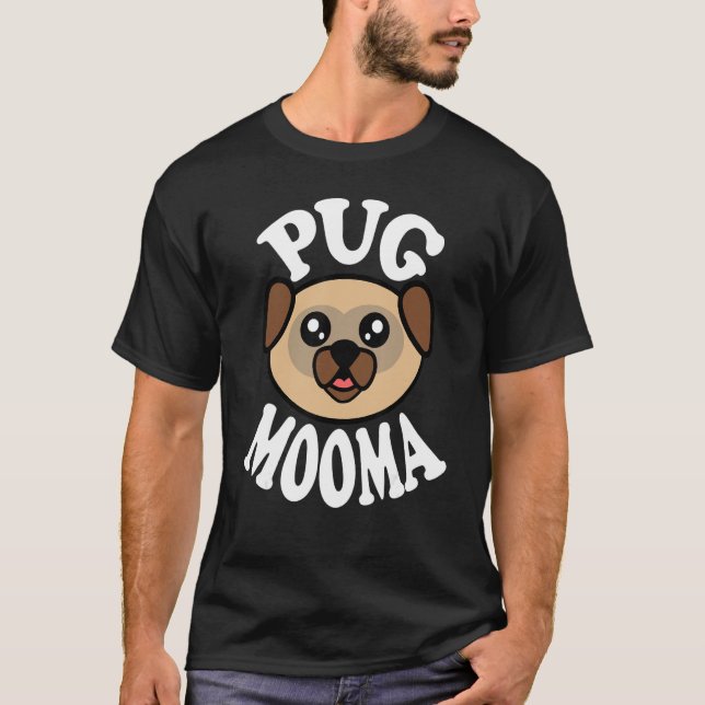 Camiseta Pug Fofo Mooma (Frente)