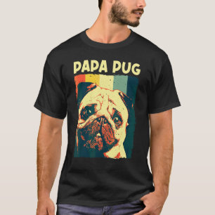 Camiseta Pug Fofo Para Homens Meninos Cão Animalzinho Raça
