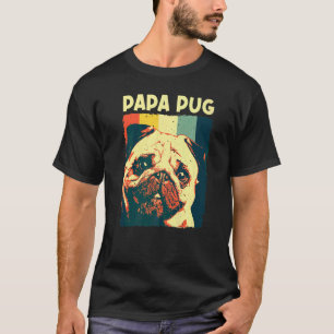 Camiseta Pug Fofo Para Homens Meninos Cão Animalzinho Raça