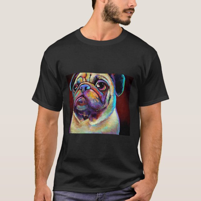 Camiseta PUG Fofo por Robert Phelps 208 (Frente)