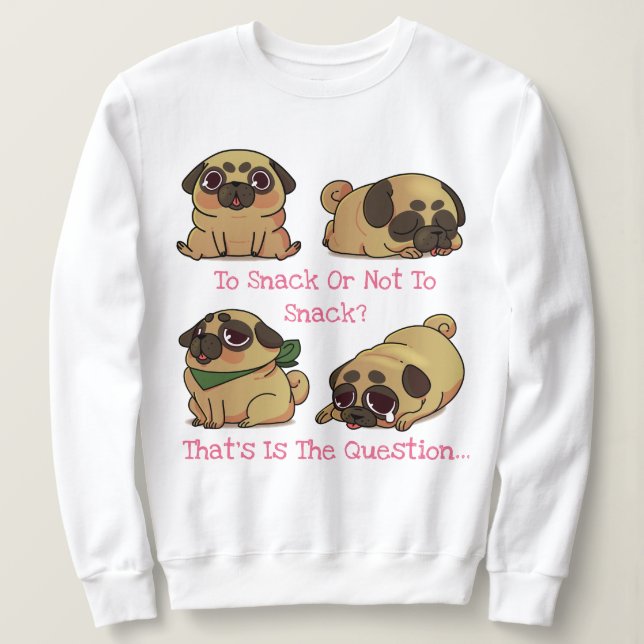 Camiseta Pug Gato (Frente do Design)