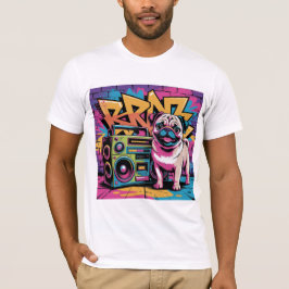 Camiseta Pug Grafite