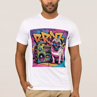 Camiseta Pug Grafite