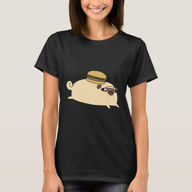 Camiseta Pug Hambúrguer 181 (Frente)