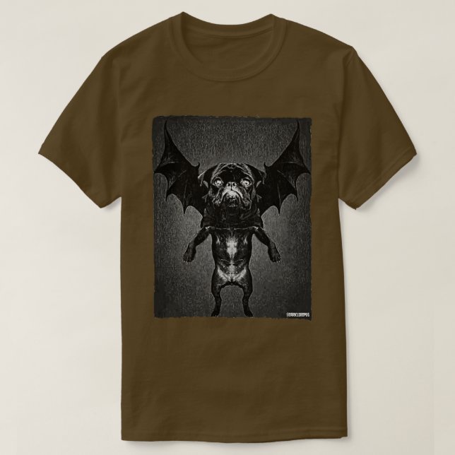 Camiseta Pug Inferno (Frente do Design)