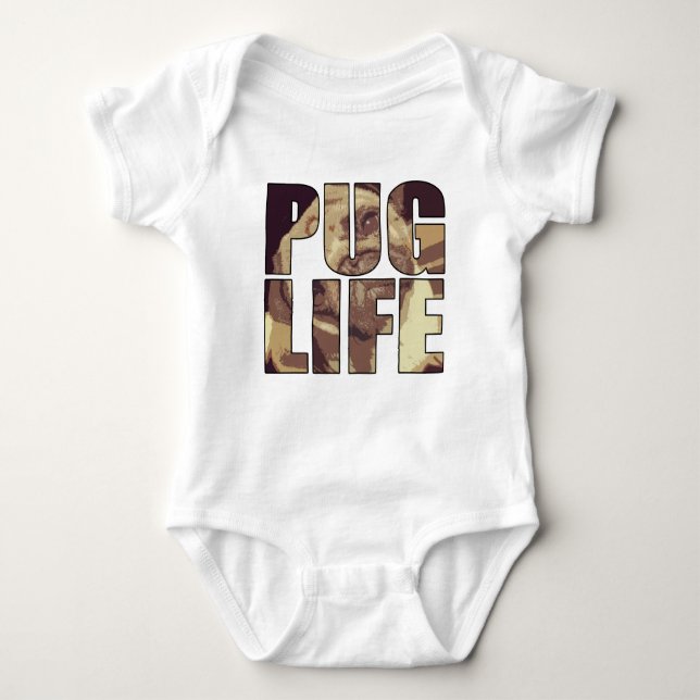 Camiseta Pug Life (Frente)