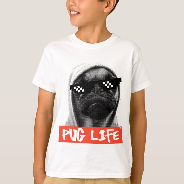 Camiseta Pug Life (Frente)