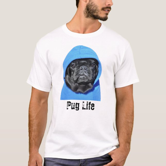 Camiseta Pug Life (Frente)