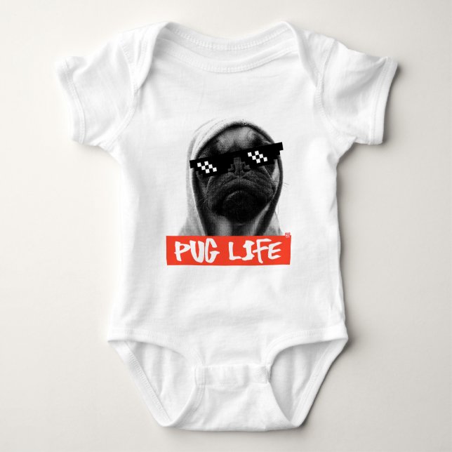 Camiseta Pug Life (Frente)