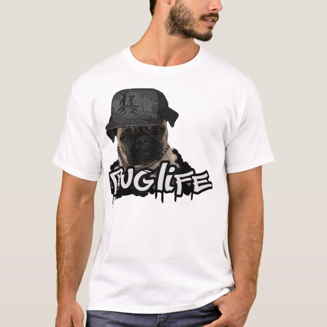 CAMISETA PUG LIFE (Frente)
