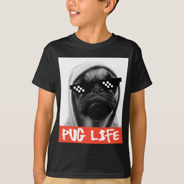 Camiseta Pug Life (Frente)