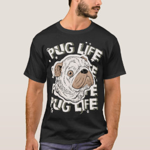 Camiseta Pug Life Animal og