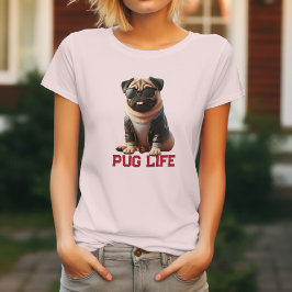 Camiseta Pug Life Cute Dog Design for Pug Lovers!