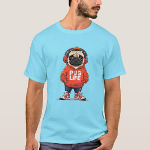 Camiseta "Pug Life: The Street Style Pup"