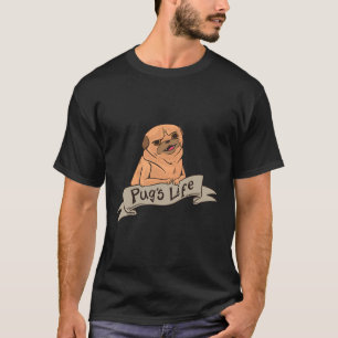 Camiseta Pug Live Funny Cuz Dog