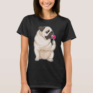 Camiseta Pug Lollipop