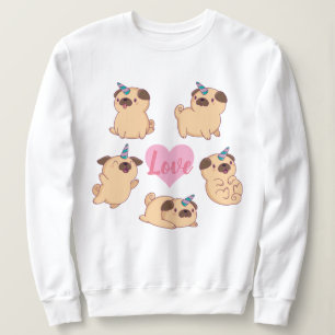 Camiseta Pug Love