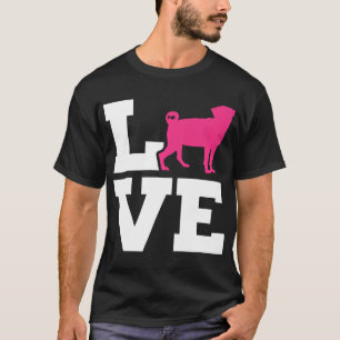 Camiseta Pug Love Premium