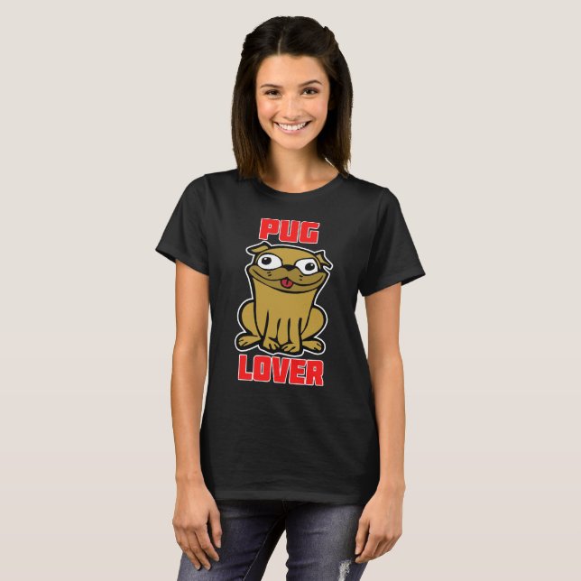 Camiseta Pug Lover nº 2 (Frente Completa)