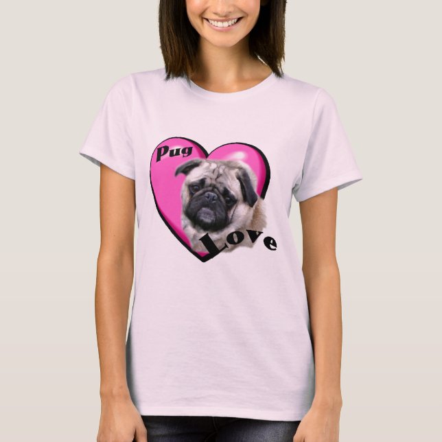 Camiseta Pug Lovers (Frente)