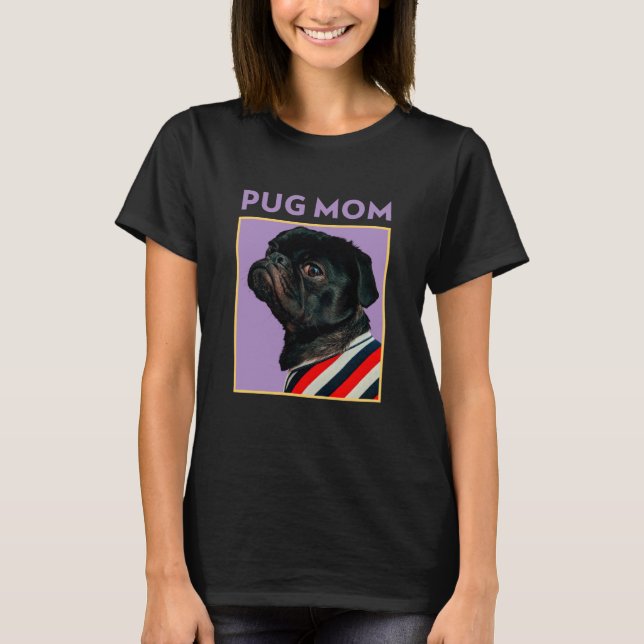 Camiseta Pug Mãe (Frente)