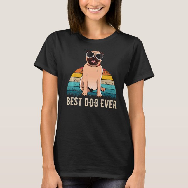 Camiseta Pug Mops Carlin Cachorro Raça 11 (Frente)